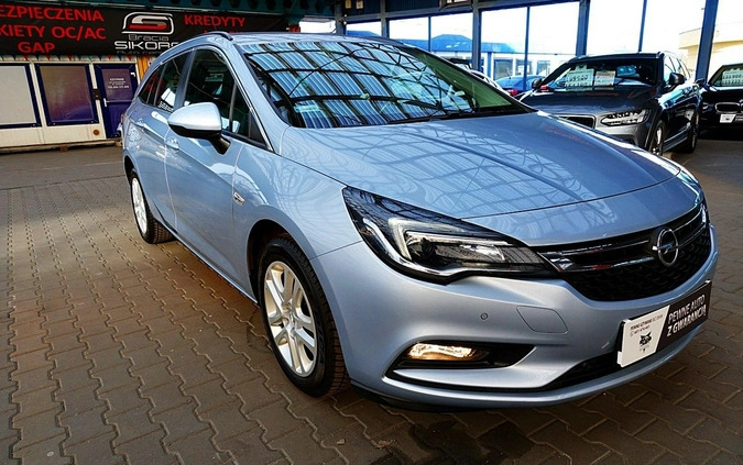 Opel Astra cena 56899 przebieg: 152000, rok produkcji 2019 z Rydułtowy małe 781